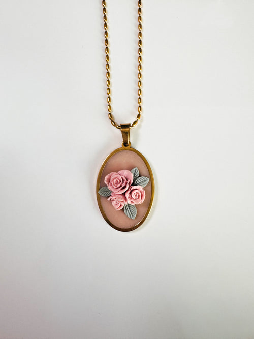 My heart bouquet necklace ♡